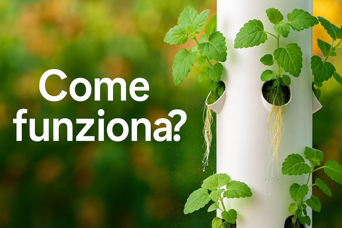 Come funziona la Torre aeroponica®?